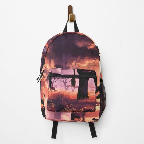Item preview, Elephant Silhouette. African sunset, Savannah Elephant, colorful elephant designed and sold by ElephantVibes.