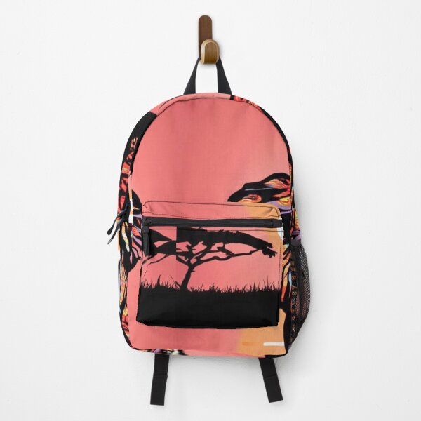 Item preview, Elephant Silhouette. African sunset, Savannah Elephant, colorful elephant designed and sold by ElephantVibes.