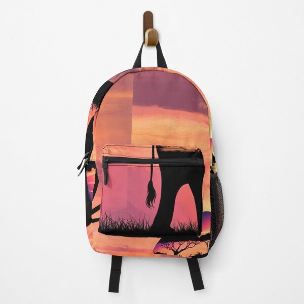 Item preview, Elephant Silhouette. African sunset, Savannah Elephant, colorful elephant designed and sold by ElephantVibes.