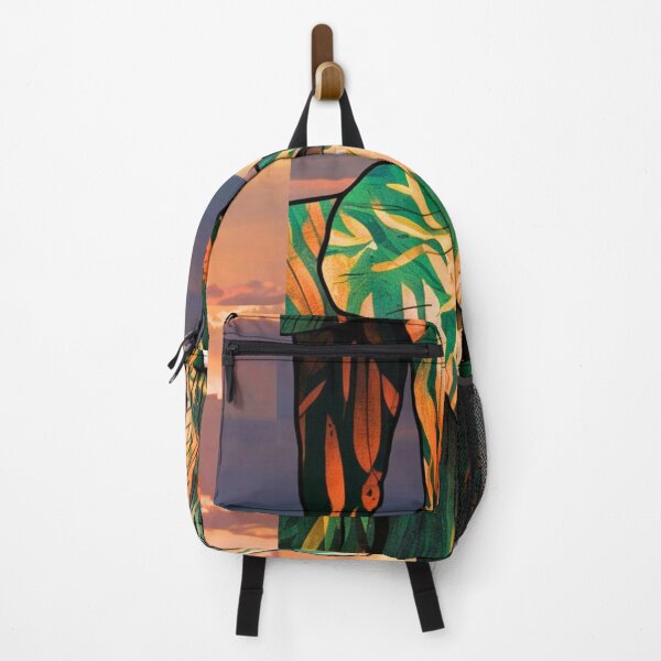 Item preview, Elephant Silhouette. African sunset, Savannah Elephant, colorful elephant designed and sold by ElephantVibes.