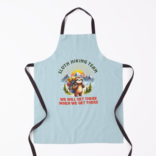Item preview, Funny sloth hiking team  designed and sold by FatBirdie.