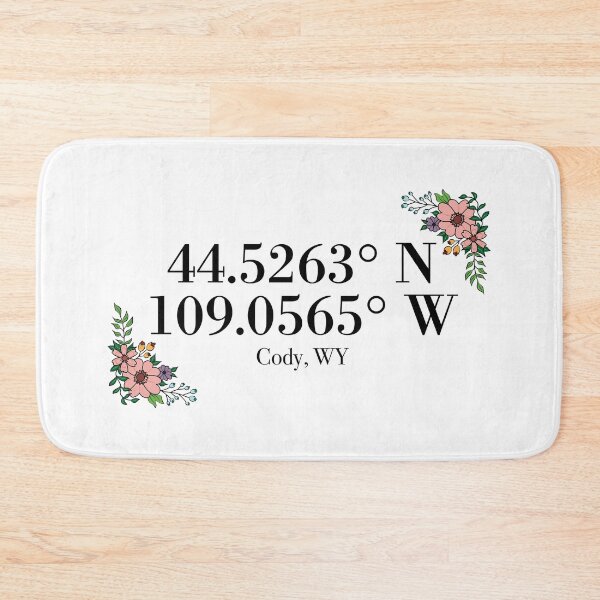 Item preview, Cody, WY Coordinates designed and sold by mynameisliana.