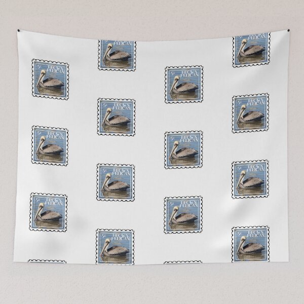 Item preview, Brown Pelican Stamp designed and sold by MakerBeeDesigns.