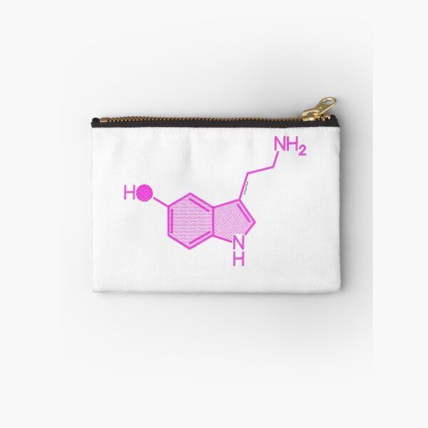 Item preview, Knitted Serotonin Molecule Garter Stitch Pink designed and sold by Gingers-Brain.