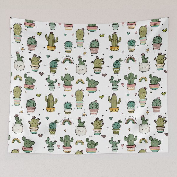 Item preview, Cute Cactus Print designed and sold by toadwithbooks.