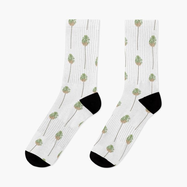 Item preview, The calmness of palms in white [Australian Cabbage tree palm] designed and sold by Hannah Mathews.