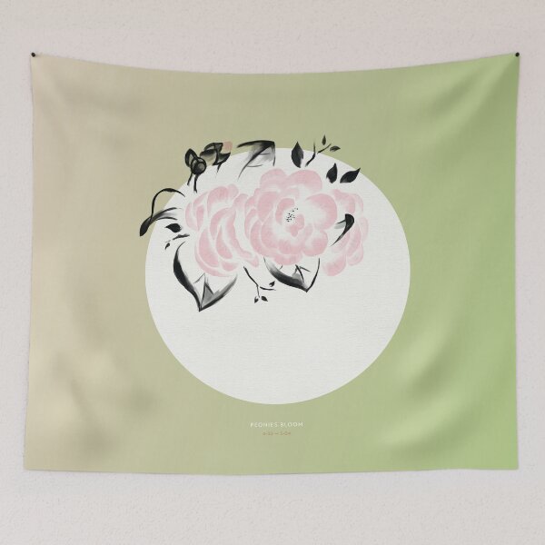 Item preview, [4.30—5.04] Peonies Bloom designed and sold by Lisa Furze.