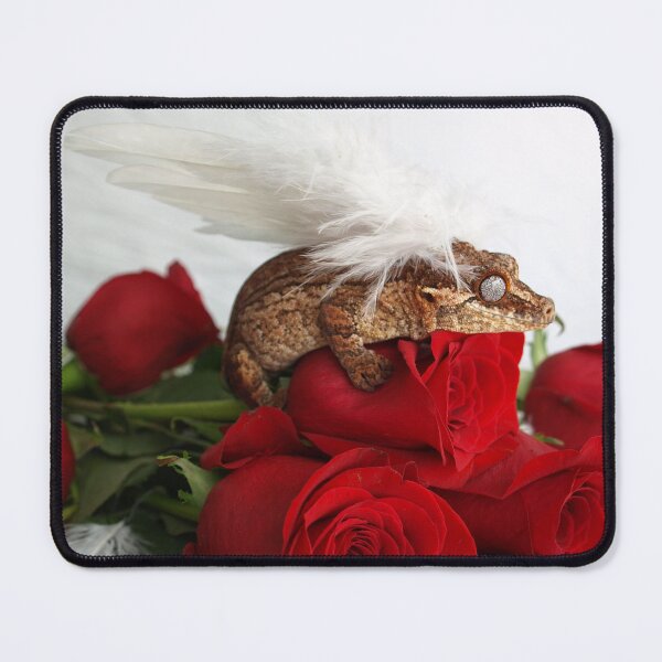 Item preview, Valentine's Day - White Winged Gargoyle Gecko On Roses designed and sold by Duelism.