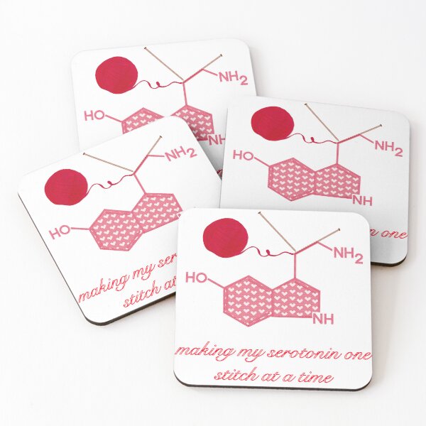 Item preview, Making Serotonin one Stitch at a Time- Large Hearts Red designed and sold by Gingers-Brain.