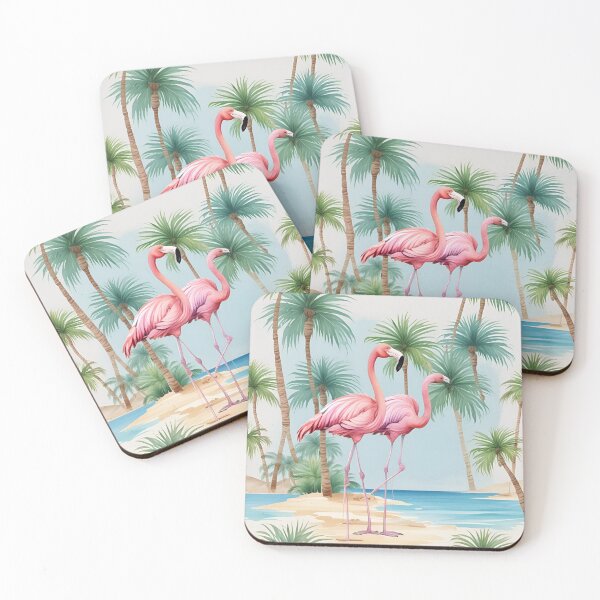 Item preview, Tropical Flamingo on the Beach designed and sold by CarpanaBay.