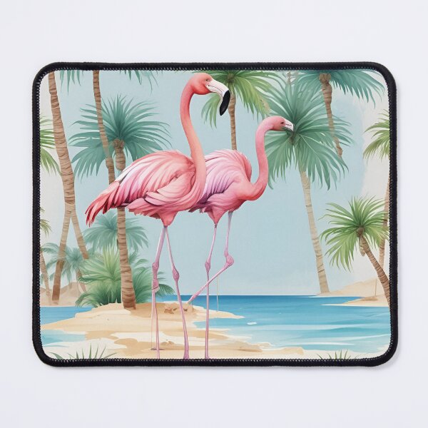 Item preview, Tropical Flamingo on the Beach designed and sold by CarpanaBay.