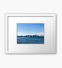 City of Vancouver from the North Shore Framed Print