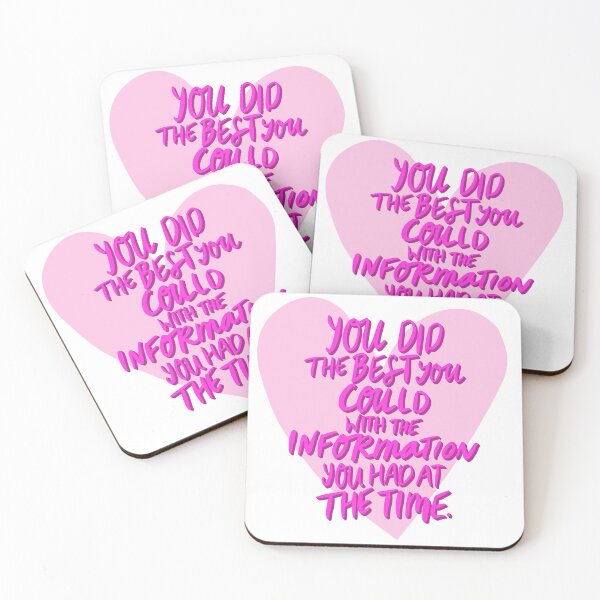 Item preview, You Did the Best You Could lettering illustration designed and sold by Hannah Kaplan Art.