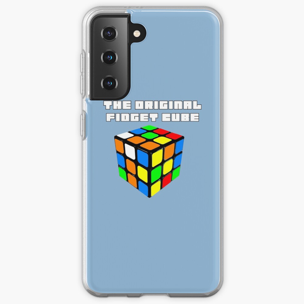 The Original Fidget Cube Rubik S Cube Samsung Galaxy Phone Case By Kiprobinson Redbubble