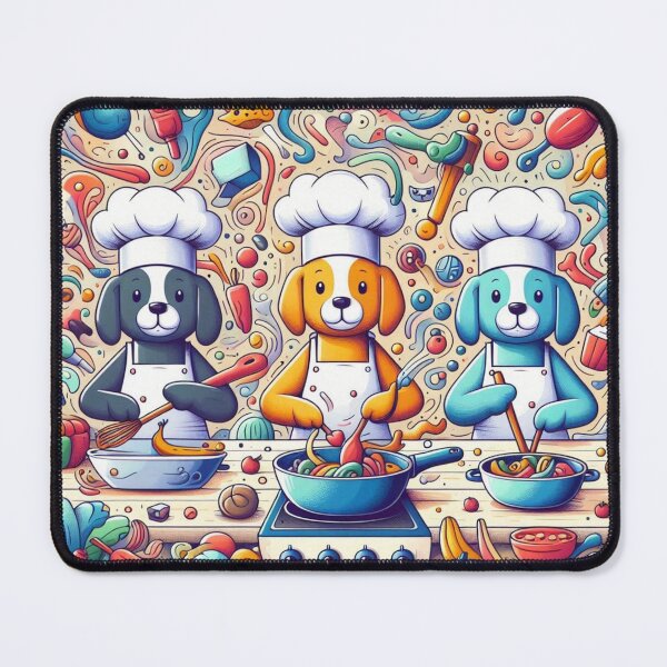 Item preview, The great dog cooking food digital design designed and sold by Graphic Grove.
