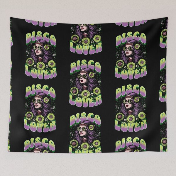 Item preview, DISCO  - Lover Hippie Steez (lime/plum) designed and sold by Discothreadz.