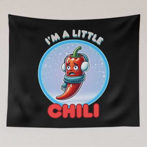 Item preview, I'm a Little Chili – Cute Pepper Cartoon designed and sold by nickelpaso77.