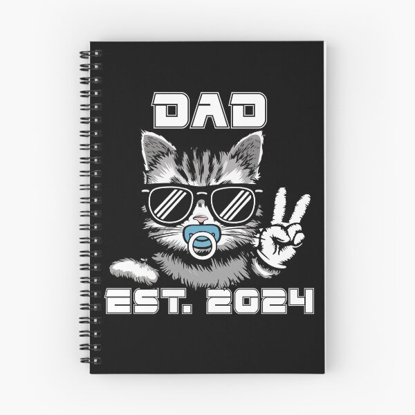 Item preview, Frist time Promote to Dad Est. 2024 Cat Peace Sign Hand designed and sold by MTRBSK11.