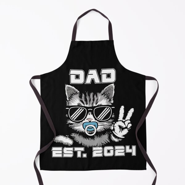 Item preview, Frist time Promote to Dad Est. 2024 Cat Peace Sign Hand designed and sold by MTRBSK11.