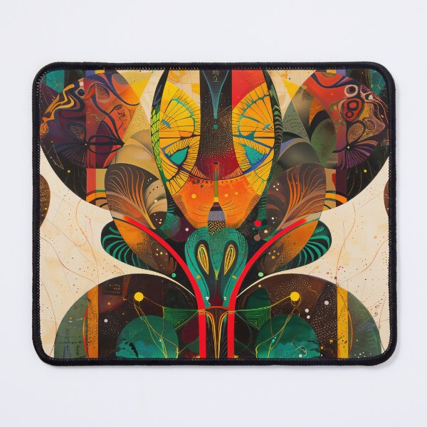 Item preview, Modern Abstract Art Deco Nouveau designed and sold by entwithanaxe.