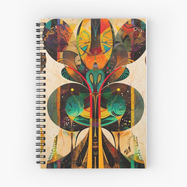 Item preview, Modern Abstract Art Deco Nouveau designed and sold by entwithanaxe.