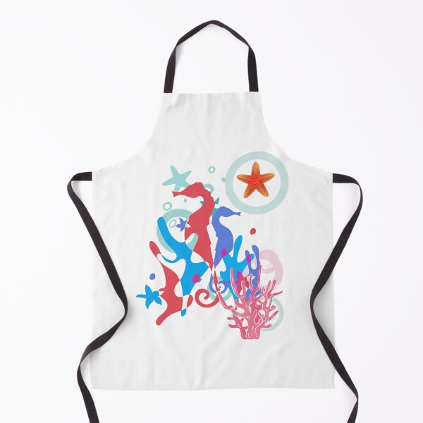 Item preview, Abstract Seahorse, star fish, and coral 2 designed and sold by AmazingHisLove.
