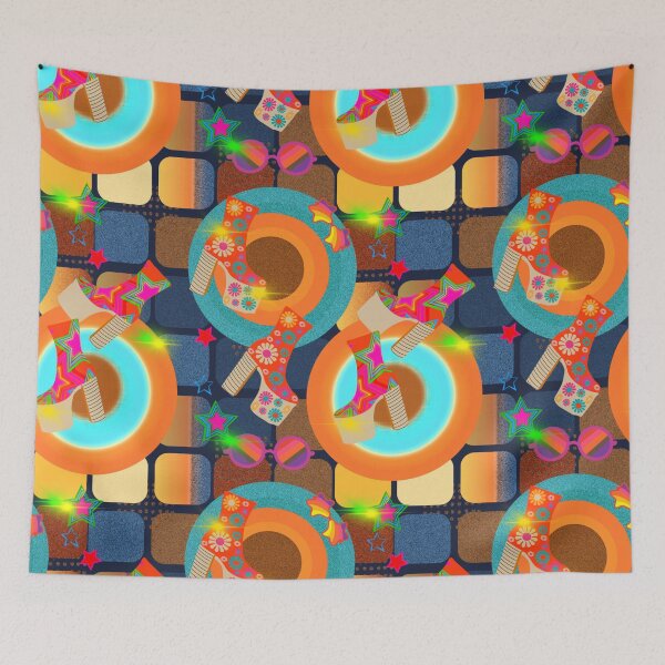 Item preview, Disco Floor Retro Groovy designed and sold by ZucyakSa.