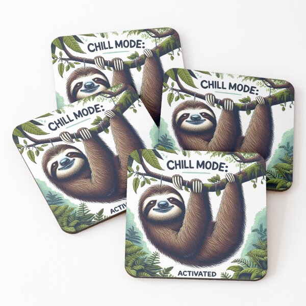 Item preview, Chill Mode Sloth designed and sold by DesignRizz.