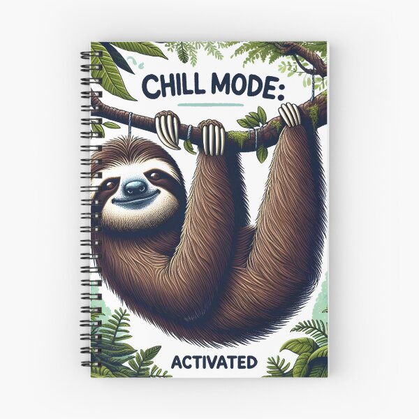 Item preview, Chill Mode Sloth designed and sold by DesignRizz.