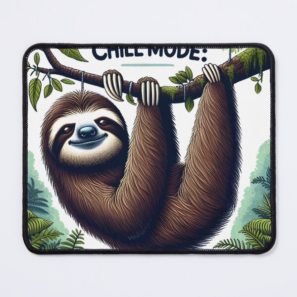 Item preview, Chill Mode Sloth designed and sold by DesignRizz.