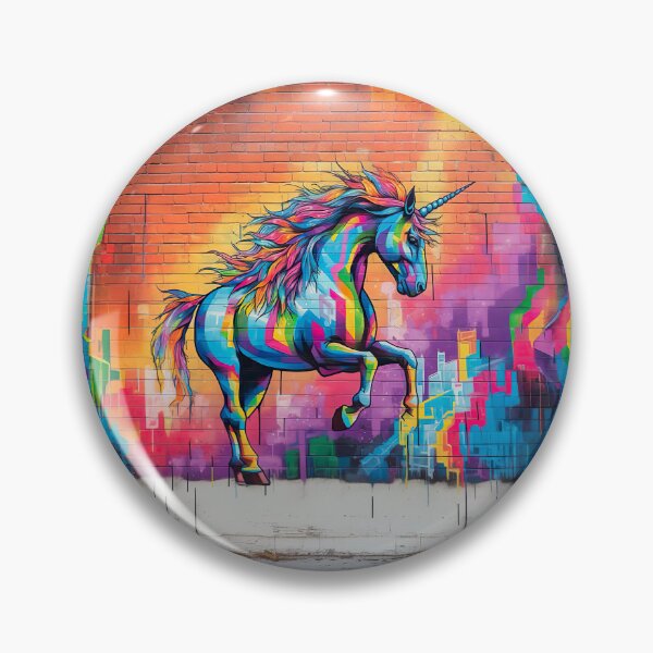 Item preview, Rainbow Unicorn Graffiti  designed and sold by Alt-C Music.