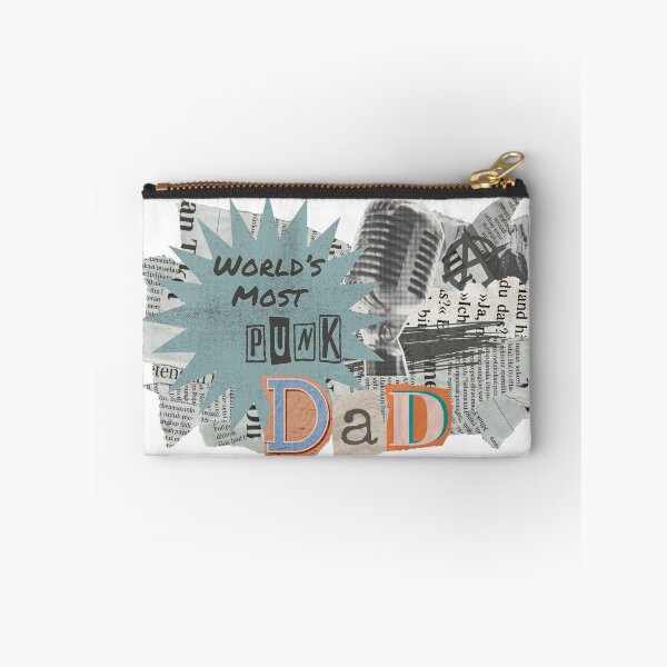 Item preview, World's Most Punk Dad - Newsprint and Collage designed and sold by SayWhatYouFeel.