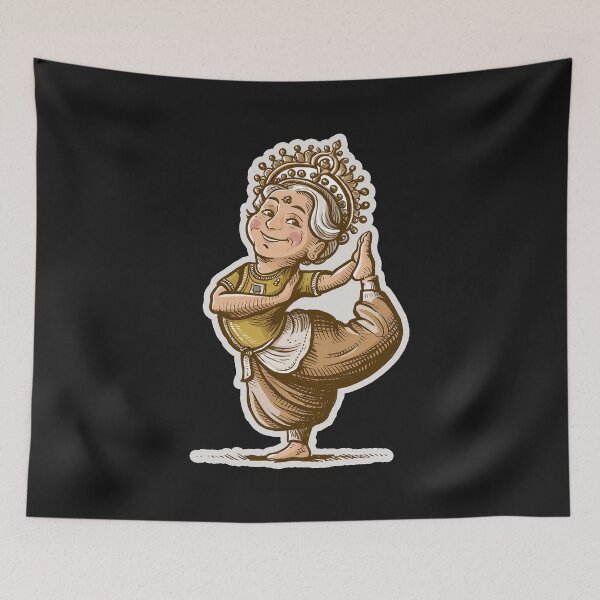 Item preview, Funny Bharatnatyam Grandmom, Bharatha dance Kawaii T-Shirt designed and sold by Witty Shirts.