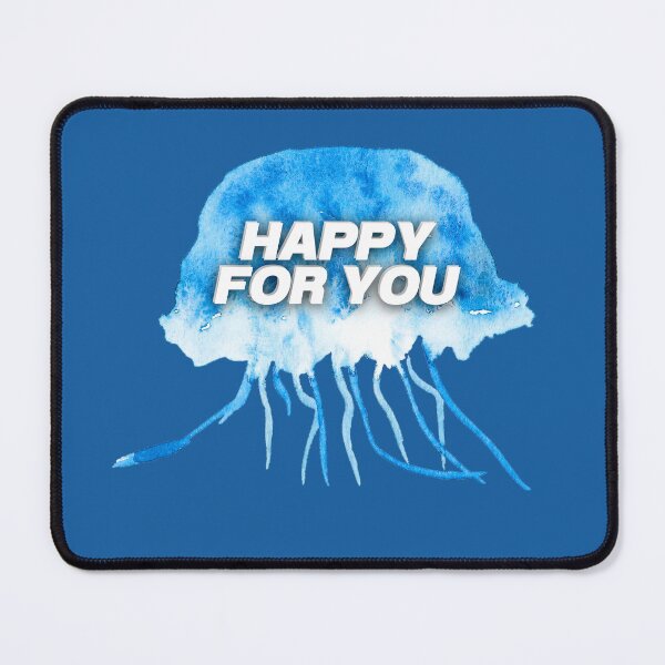 Item preview, Happy For You Blue Jellyfish designed and sold by karma-style.