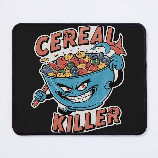 Item preview, ''Cereal Killer'' Funny Cute Cereal For Breakfast Foodie Kawaii T-Shirt designed and sold by Witty Shirts.