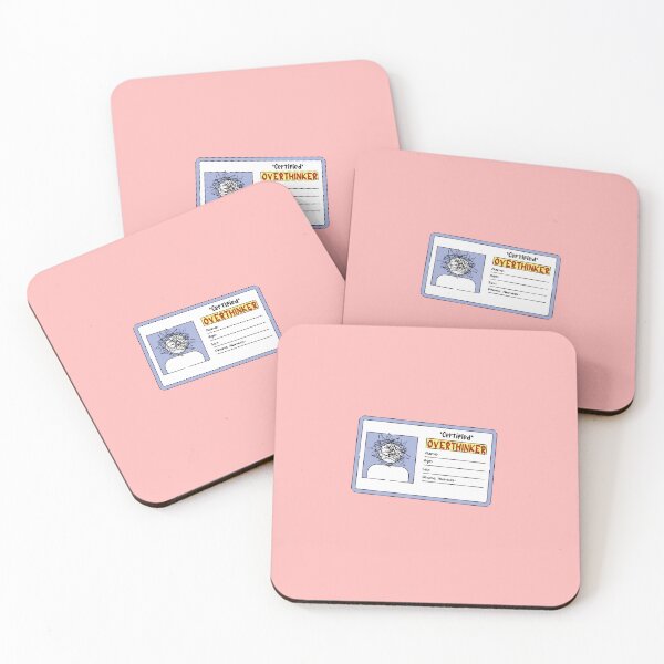 Item preview, Certified Overthinker Identification ID designed and sold by Pixel-Pub-PH.