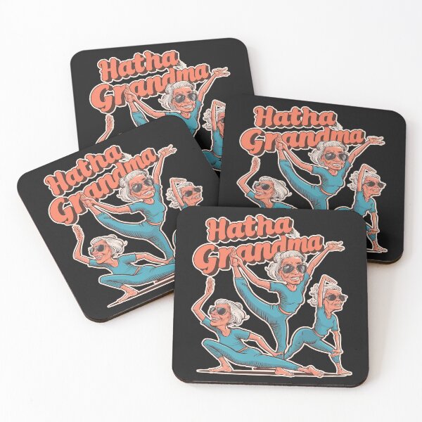 Item preview, ''Hatha Grandma'' Funny Hatha yoga Grandma Kawaii T-Shirt designed and sold by Witty Shirts.