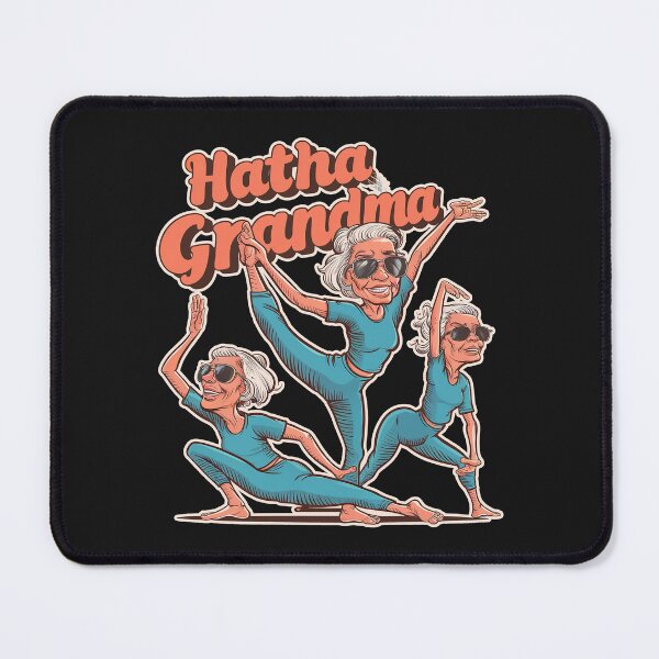 Item preview, ''Hatha Grandma'' Funny Hatha yoga Grandma Kawaii T-Shirt designed and sold by Witty Shirts.