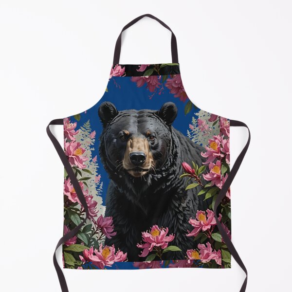 Item preview, West Virginian Bear Surrounded By Rhododendron Flowers designed and sold by taiche.