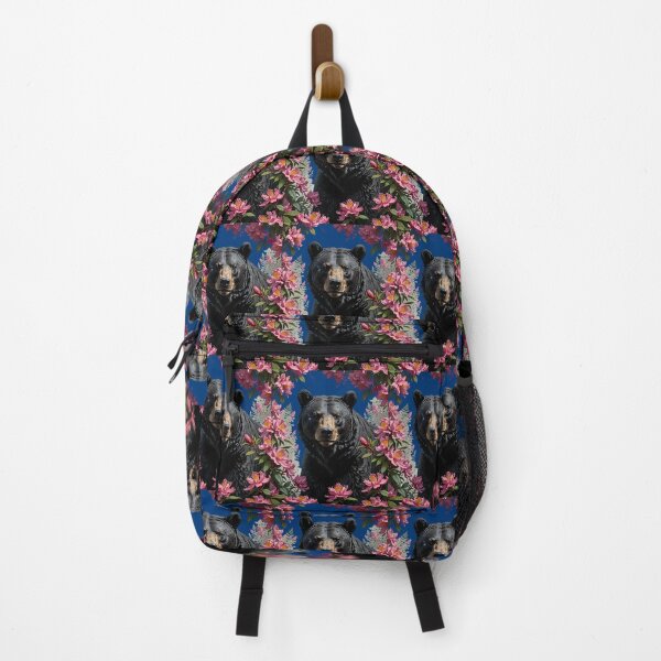 Item preview, West Virginian Bear Surrounded By Rhododendron Flowers designed and sold by taiche.