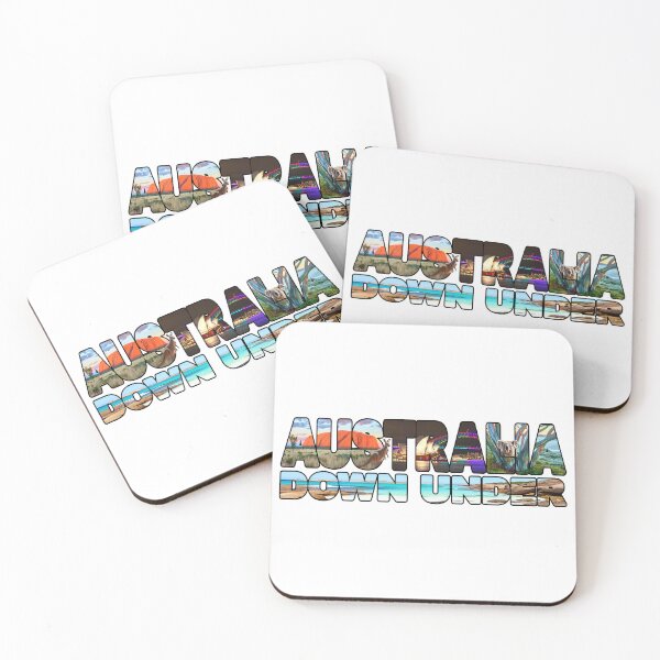 Item preview, AUSTRALIA Down Under Aussie Icons Kangaroo Koala designed and sold by Adam Gormley.