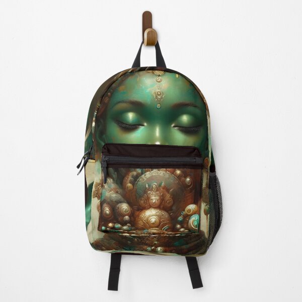 Item preview, Green Tara Spiritual Art Painting Zen Buddhist Hindu Goddess Kali Yoga Lover Gifts designed and sold by JWiseArts.
