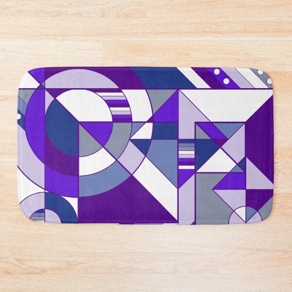 Artikelvorschau, Butch Lesbian Pride Abstrakt Geometrisch Blau Grau Lila entworfen und verkauft von JoyfulJen.