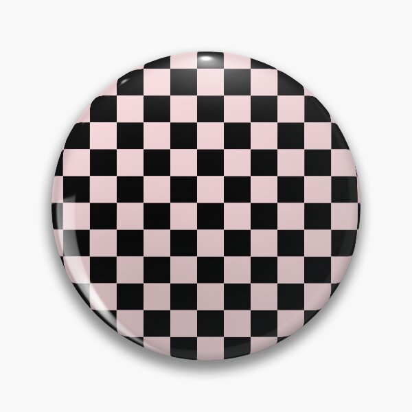 Item preview, Small Checkered - Black and Light Pink designed and sold by JustPatterns2.