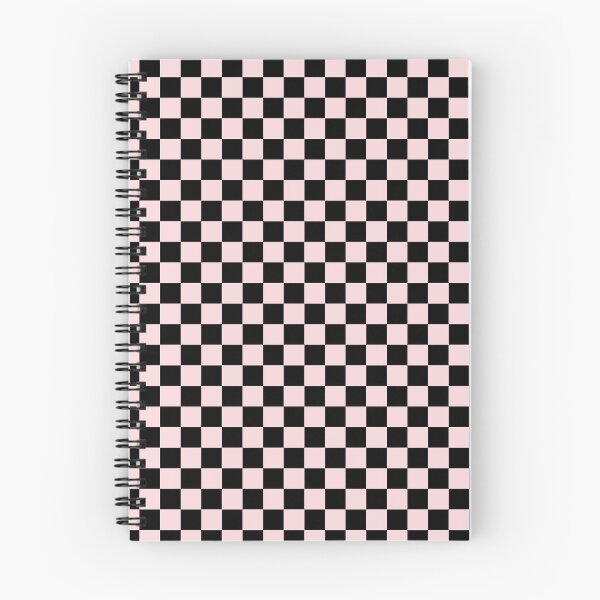Item preview, Small Checkered - Black and Light Pink designed and sold by JustPatterns2.