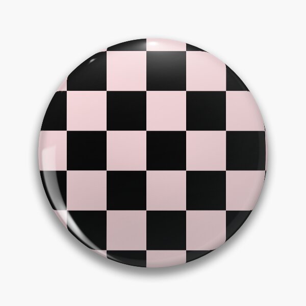Item preview, Checkered - Black and Light Pink designed and sold by JustPatterns2.