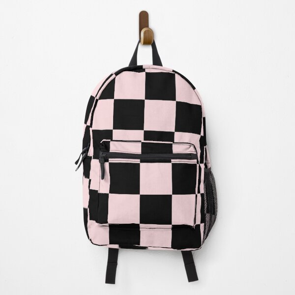 Item preview, Checkered - Black and Light Pink designed and sold by JustPatterns2.
