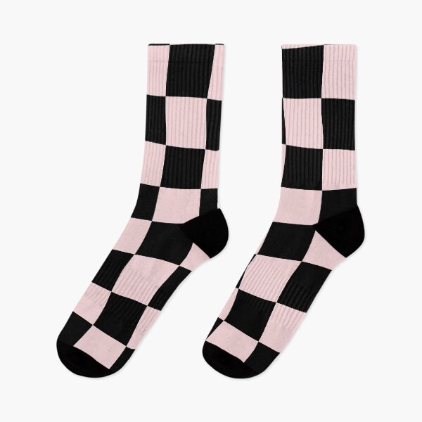 Item preview, Checkered - Black and Light Pink designed and sold by JustPatterns2.