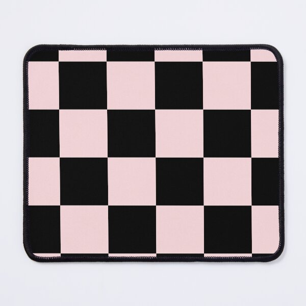 Item preview, Large Checkered - Black and Light Pink designed and sold by JustPatterns2.