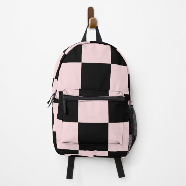 Item preview, Large Checkered - Black and Light Pink designed and sold by JustPatterns2.